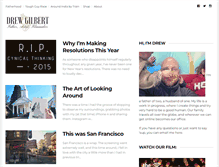 Tablet Screenshot of drewgilbert.com